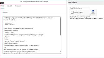 No Captcha ReCaptcha 2.0 with ASP.NET (C# Version) : Image Name | CFF Coding Source