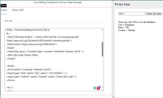 ASP Classic check if Zip Code exists, if not show message : Image Name | CFF Coding Source